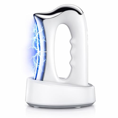 MoCho Faszienmesser mit Wärme Vibration & MENS Mikrostrom Rückenkratzer Elektrisches Faszien Tool Verspannungen Muskelknoten & Schmerzen Profi Massagegerät für Rücken Nacken & Regeneration