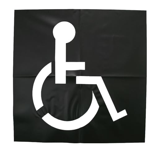 HY-KO Products PLS-60 Handicap Parking Lot Stencil, 48" x 48"