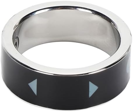 Yoidesu Smart Ring, Fingertip Bluetooth Remote Control, Remote Control APP Page Turner, Scrolling Rings Rechargeable Camera Remote for Phones Tablets (Size 22, 75mm /