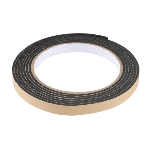 JECOMPRIS Tiras antiincrustantes para estufas de gas. tira de borde para azulejos cinta de vitrocerámica protector de encimera de cocina tira de sellado cinta de sellado para ventanas Black