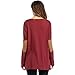 Lover-Beauty Polo Vestido Mujer Casual Sin Mnaga Polo Cuello Redondo Floral Dobladillo...