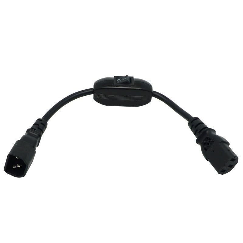 Paquete De 2 Cables De Alimentación Para Servidor UPS C14 A 2 X C13 Y Splitter Adaptador 1 Pie