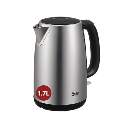 WAP Chaleira Elétrica com Base Giratória 1,7L Indicador de Nível da Água Desligamento Automático e Filtro que Retém Impurezas 1200W WAP WCE1 127V