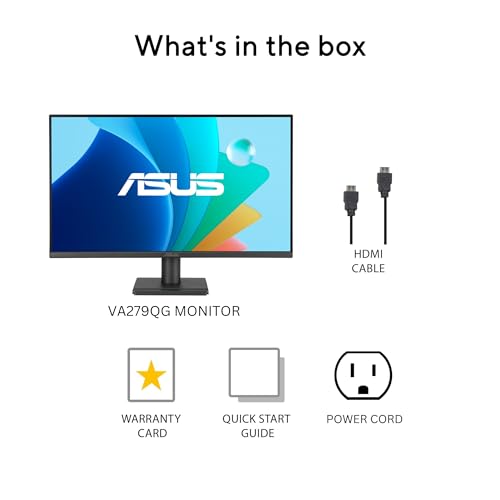 ASUS VA279QG 27 Inch 1080P 120Hz Eye Care Gaming Monitor, HDMI, DisplayPort - image 8