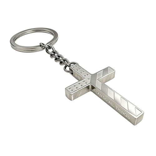 Meimimix Cross Keychain for Men