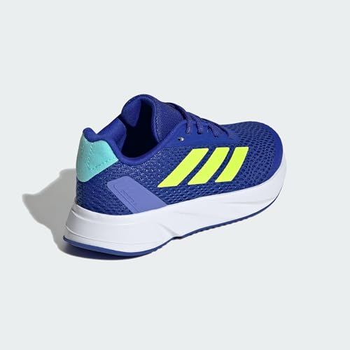 Image of adidas Unisex Children's Duramo SL2 Hook and Loop Shoes Kids, Blue Lemon Flash Aqua, 1.5