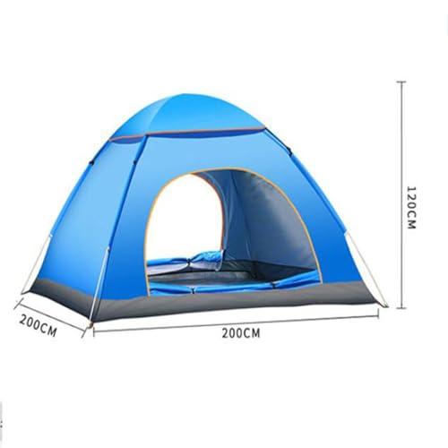Carpa playa automática para 3-4 personas naranja miniatura 3