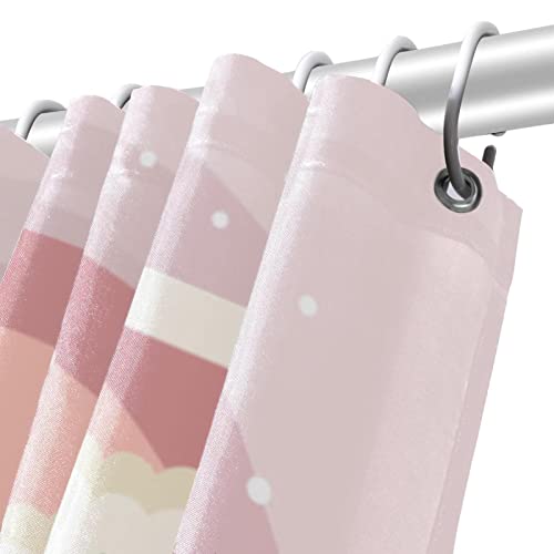 Rideau de douche vache rose 167x182 cm motif bovin original - 6