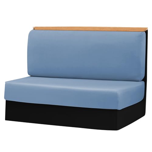 Pritok Set coprisedili 2 pezzi: federe elastiche camper panca viaggio, imbottitura alta qualità fresca, adatto rimorchi camper (blu)