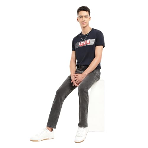 Image of Levi's Men's 511 Slim Fit Mid Rise Blue Jeans