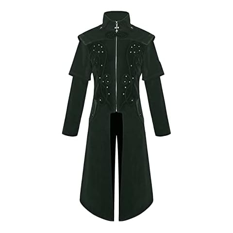 Sangdut Men's Retro Gothic Tailcoat Jacket Cover