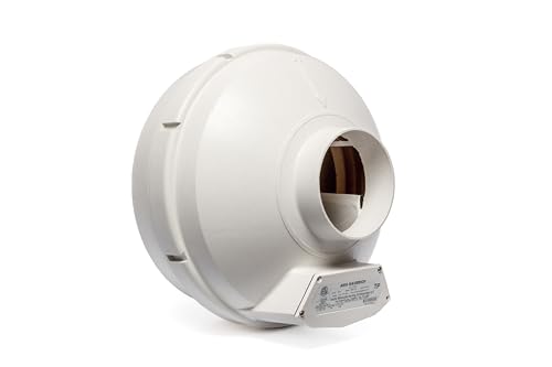 Image of Festa AMG Maverick Radon Fan - 4 inch Installation Kit - Quiet and Energy Efficient Radon Mitigation Inline Fans - High Performance 4 inch Duct Fan
