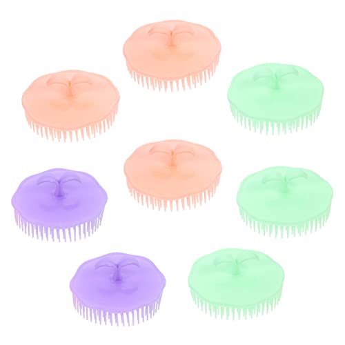KOMBIUDA 8pcs Scalp Massage Brush Scalp Massager Scalp Massage Comb Head Scrubber Brush Shampoo Brush Hair Growth Scrubber Brush Hair Brush for Men Hair Scalp Brush Men Comb Pp