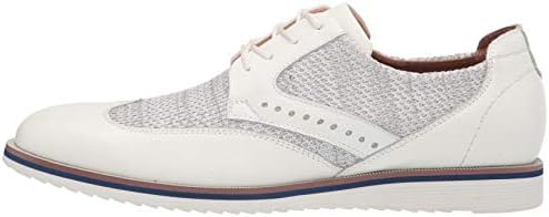 STACY ADAMS mens Locke Wingtip Oxford, White, 7 US | Image 7