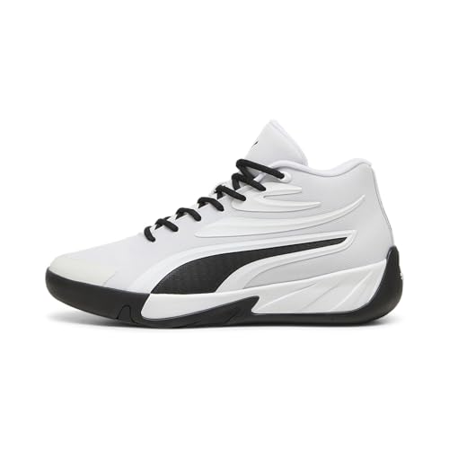 Puma Men's Court Pro Basketball Shoe, Puma White-Puma Black, 9