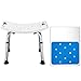 SXSGSM Sedia da Doccia Sgabello da Bagno Sgabello da Vasca Sgabello da Doccia ergonomico, Sedile Pieghevole Panca da Bagno per Anziani, disabili, handicappati, anziane Donne Incinte
