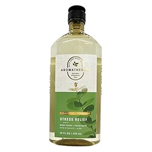 Bath & Body Works Aromatherapy Stress Relief – Eucalyptus + Spearmint Body Wash & Foam Bath, 10 Fl Oz