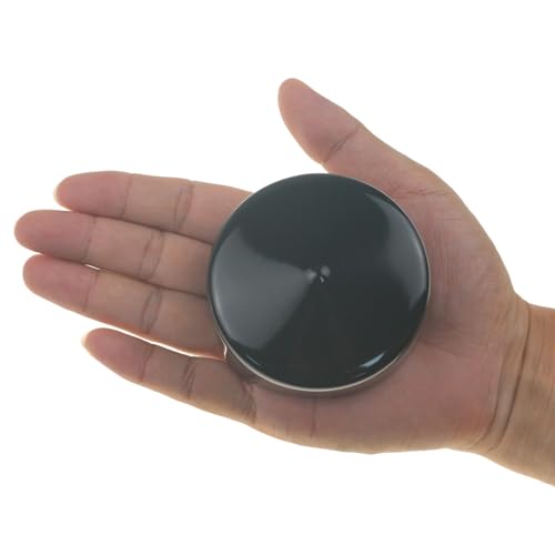 Image of Acocony 3 Inch Rubber Cap (76.20 mm) Round Black Pack of 8 | 3 inch PVC Rubber End Caps Dustproof, Protective & Aesthetic Flexible Covers for Tubing, Pipes, Poles, Bolts & More