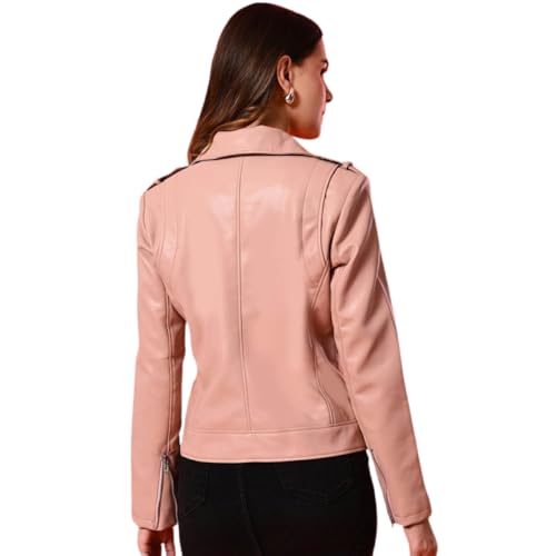 Image of Women FauxLeather Jacket Trending Biker