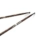 ProMark Schlagzeug Sticks - Classic 7A Drum Sticks - FireGrain - Keine übermäßige Vibration - Lackierung, Ovale Holzspitze, Hickoryholz - 1 Paar