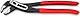 KNIPEX Alligator Wasserpumpenzange, 250 mm, Muttern bis 46 mm, Rohre bis 50 mm, robuste Bauart, Selbstklemm-Effekt, Rohrzange, 88 01 250