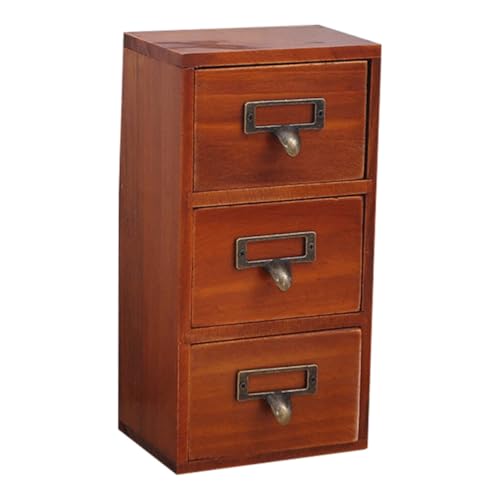 Boîte de rangement bois compartiments haut de gamme pour commode - 2