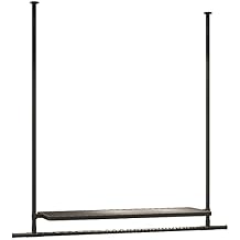 Retail Store Garment Rack Clothes Storage Shelves, Commercial Wedding Dress Hanging Rack Clothes Rail, Ceiling Mount Clothes Storage Hanger, Bathroom Organization Towel Rack