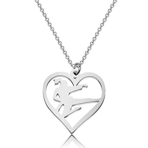 MYOSPARK Taekwondo Necklace - Lovers Gifts for Martial Arts Fans
