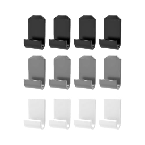 KAHDGSS Clips de Cordon de Bureau Guides de Fil adhésifs ABS avec, Black – vue 5