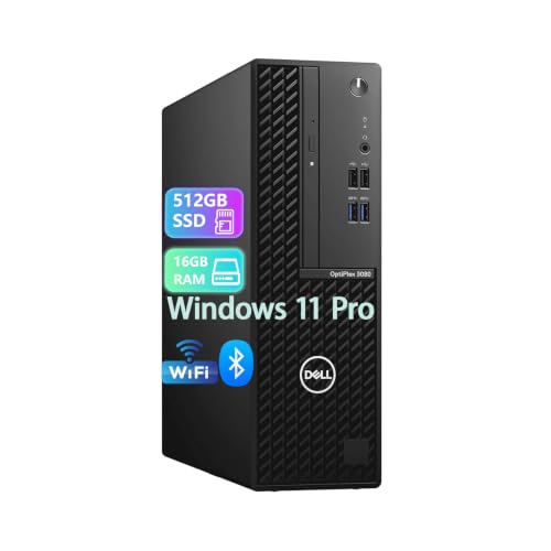 Dell OptiPlex 3080 SFF Desktop Core i5-10500 16GB RAM 512GB SSD(Renewed)