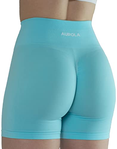 Image of AUROLA Intensify Workout Shorts for Women Seamless Scrunch Short Gym Yoga Running Sport Active Exercise Fitness Shorts