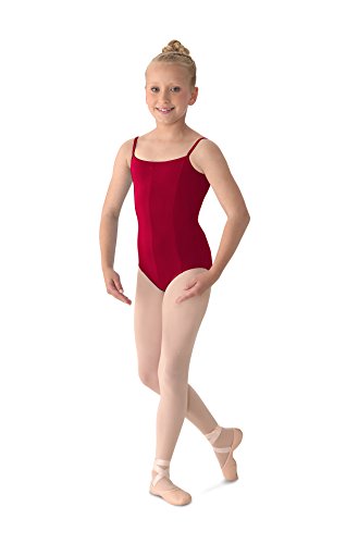 Mirella Girl's Princess Seam V-Front Camisole Dance Leotard