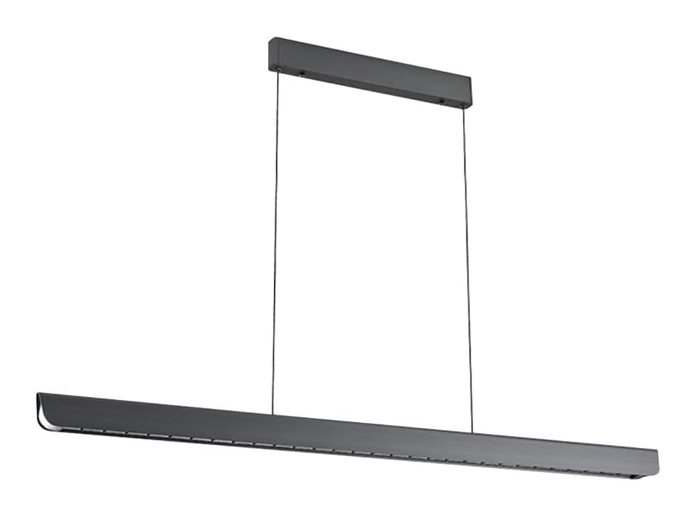 Suspension linéaire LED variable et réglable en aluminium pour îlot de cuisine et salon