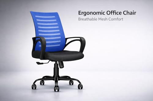Image of Ergonomic 360 Swivel Office Chair for Home & Office Work with Back Support |Tilting & Height Adjustable Mechanism | Revolving Computer Chair for Home Study Use | Gaming Style Boss Chair
