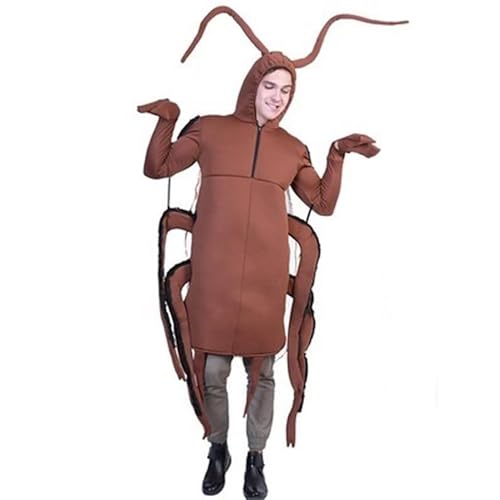 Divertido disfraz de caca para adultos, disfraz de cucaracha, disfraz de Halloween, disfraz peculiar, disfraz de muñeca, disfraz de pastel callejero, B, adulto