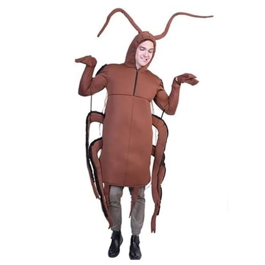 Divertido disfraz de caca para adultos, disfraz de cucaracha, disfraz de Halloween, disfraz peculiar, disfraz de muñeca, disfraz de pastel callejero, B, adulto