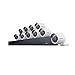Samsung Wisenet SDH-C85100BF 16 Channel 4MP Super HD DVR Video Security System with 2TB Hard Drive and 10 4MP Weather Resistant Bullet Cameras (SDC-89440BF)