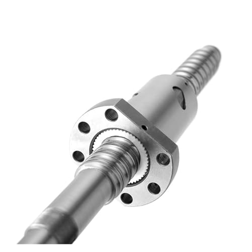 Metal Ball Screw nut C7 Ballscrew SFU1605 Customized End Machined CNC Parts Bearing Ball Nut BK BF Mode Use for 3D Printer Ball Screw(750mm)