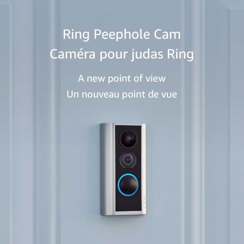 Ring Door View Cam – A compact video doorbell designed to replace your peephole with smart security