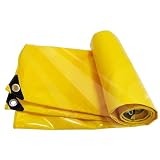 400g/m² Heavy Duty Tarp, Waterproof Tarps for Outdoors, Tarpaulin PVC with Galvanized Grommets and Reinforced Edges(5.7x7.7m/18.7x25.3ft)