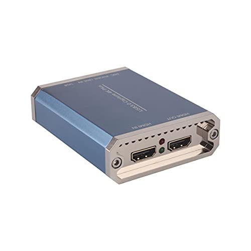 SDTNOVA 4K30 1080P60 HDMI to USB3.0 Video Audio Capture Card 360M/S Stream Convert Uncompressed Full HD Video Capture Card Streaming Live Broadcast YUV422/NV12 Output HDMI Loop Out PnP Free Driver