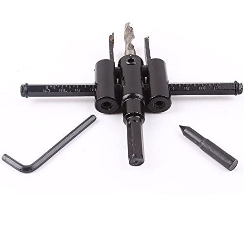 Set de Brocas Ajustables Para Corte de Círculo 30mm-120mm miniatura 2