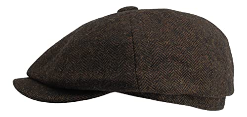 Image of Gamble & Gunn Herringbone Button Top Cap