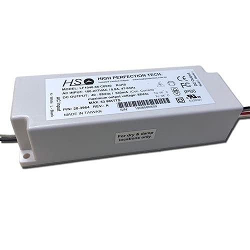 LF1048-88-C0530, 530ma, 48 watt maximum, cULus, CE, RoHS, CE, IP66