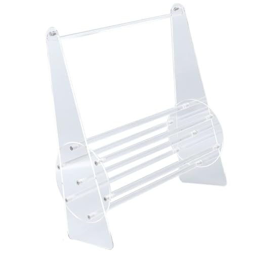 Présentoir serre-tête en acrylique transparent avec support de rangement robuste