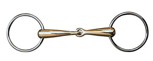 HKM 9862.1197 Argentan Snaffle with Stainless Steel Rings 16 mm, Multicolor, 70 mm / 155 - Image 2