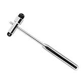 COZERI Trömner Neurologischer Reflexhammer, Multifunktionaler Medizinischer Reflexdiagnosehammer mit Doppel-Kunststoffkopf, Perkussionshammer für Neuro-Reflextests