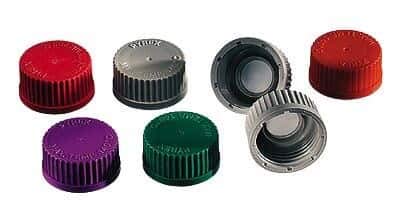 Kimax 14395C-45 Replacement Cap for Media Bottles, PP, Blue, 10/cs