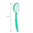 DecorRack Bath Brush with Bristles, Long Handle for Exfoliating Back, Body, and Feet, Bath and Shower Scrubber, Green (1 Pack)