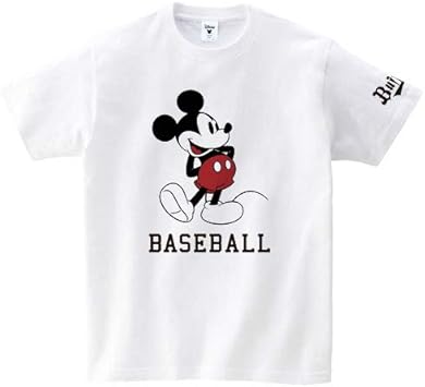 Amazon Co Jp Npb オリックス バファローズ グッズ Space Age ミッキーマウス Baseball オリックス バファローズ Tシャツ ホワイト S 服 ファッション小物